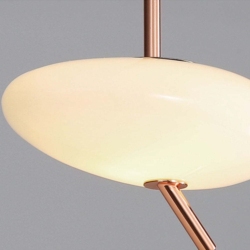 Hailie Modern Pebbles Pendant Light Detail - Acrylic and Metal
