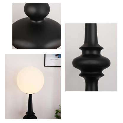 Salgado Retro Floor Lamp - Detail of the pole and lampshade