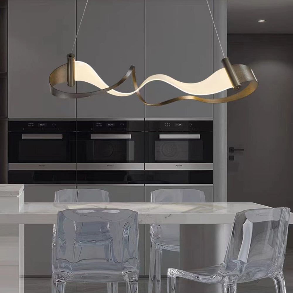 Louise Metal Pendant Light over kitchen island