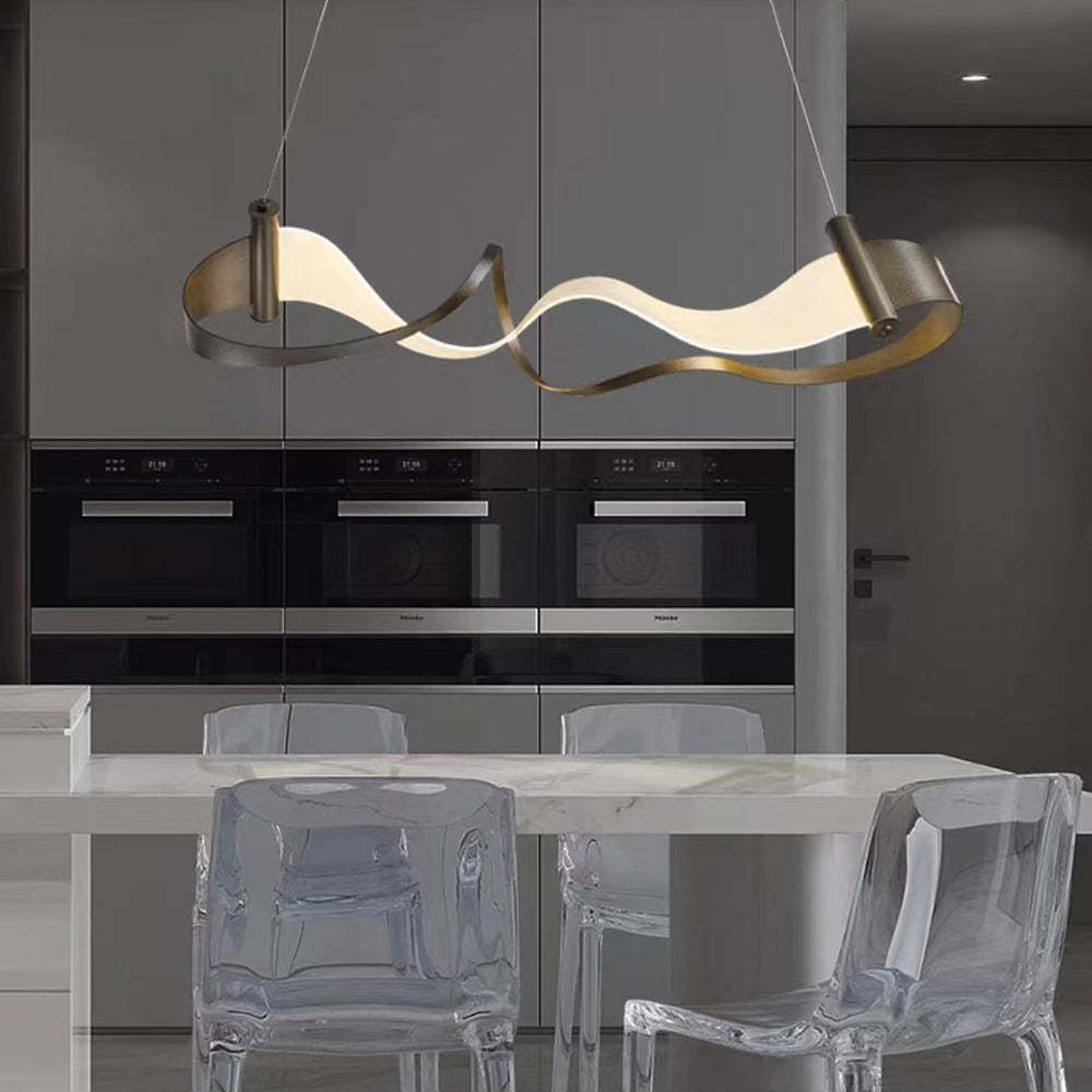 Louise Metal Pendant Light over kitchen island