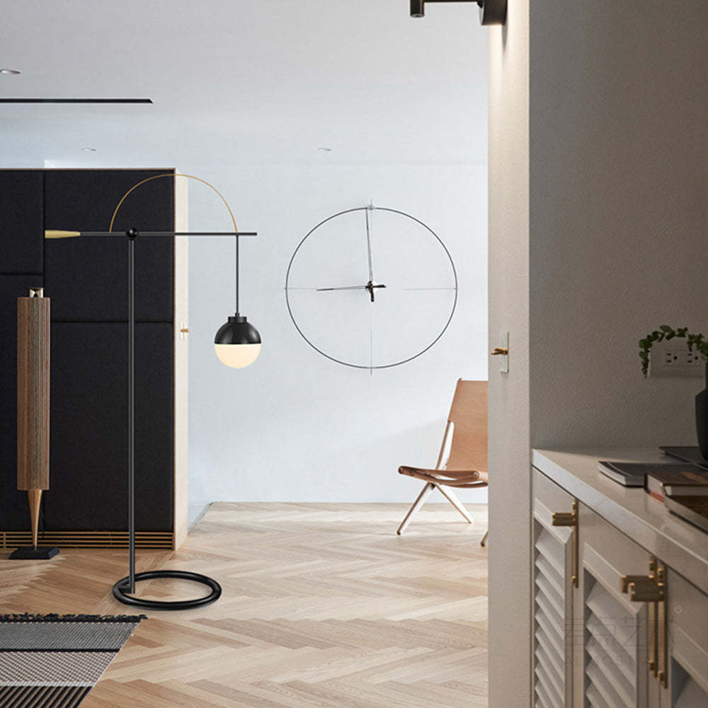 Valentina floor lamp in modern living room, Nordic style