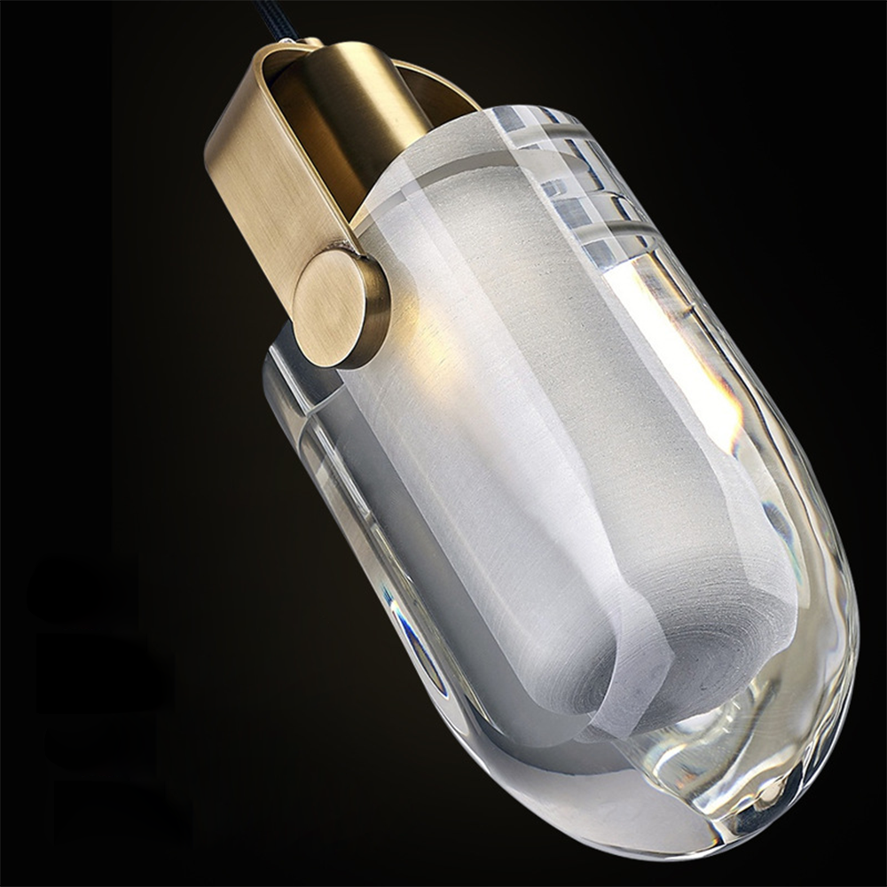 Kristy Classic Pendant Light Crystal Detailing