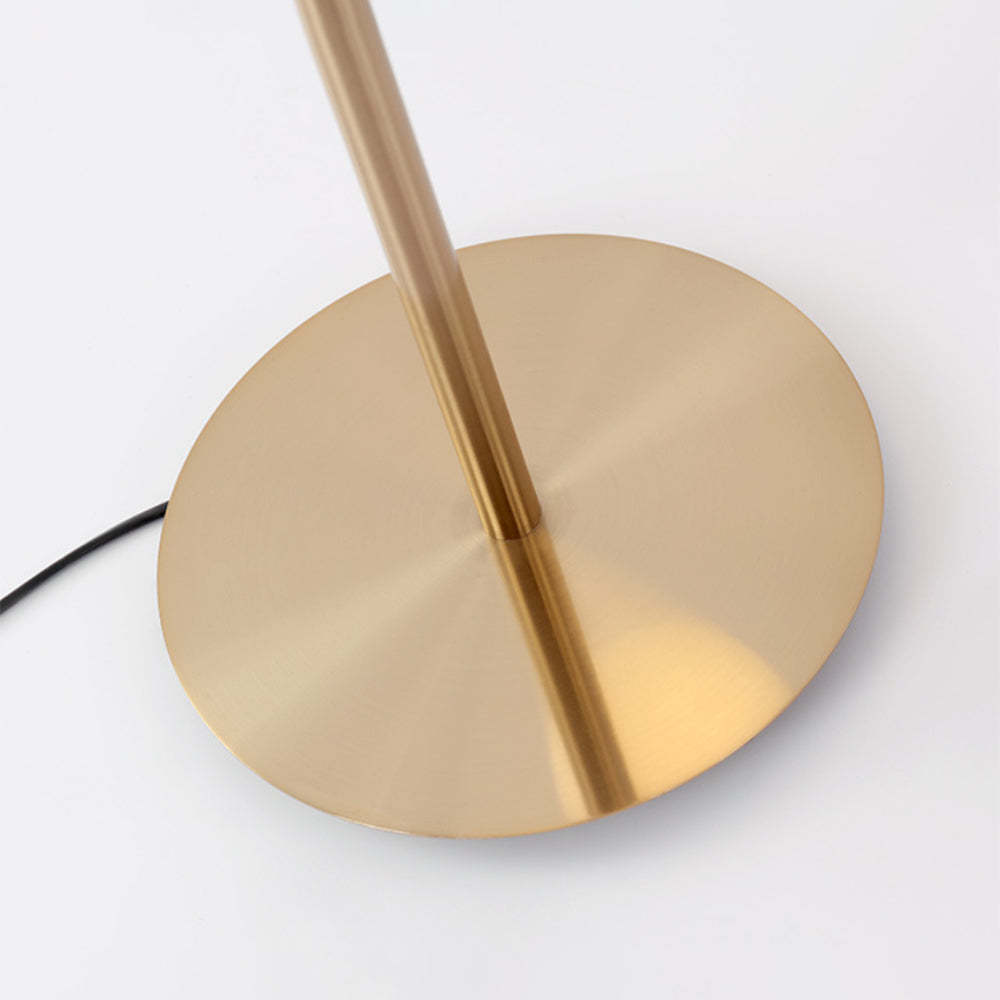 Valentina floor lamp base, gold metal detail