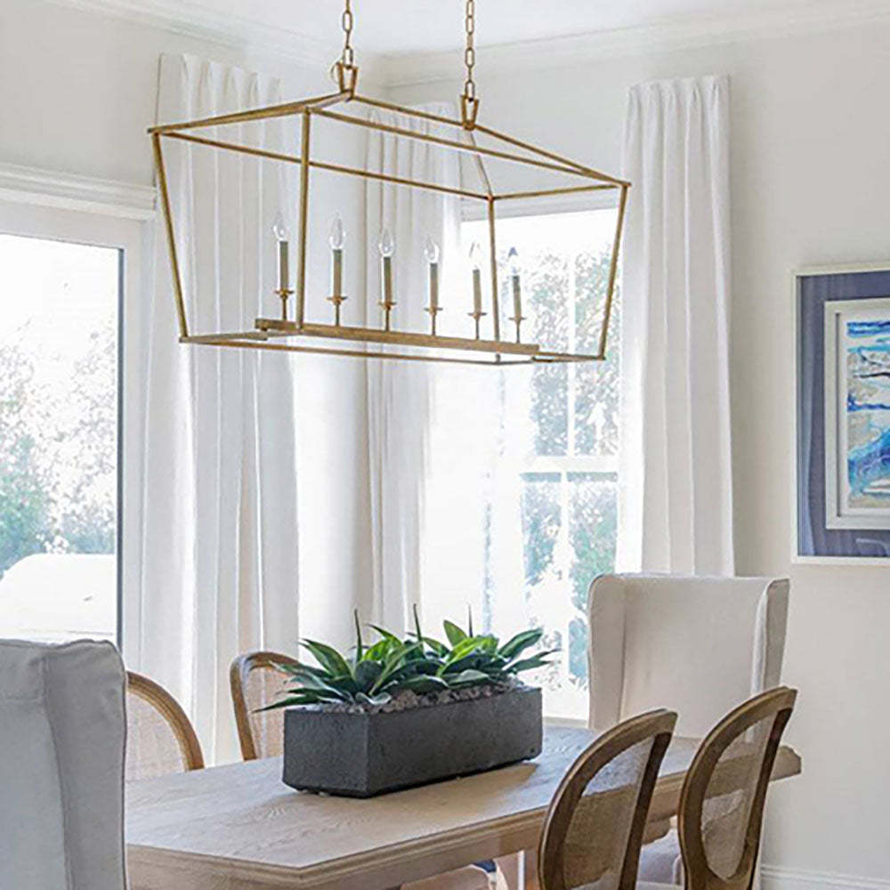 Alessio Metal Pendant Light over Dining Table