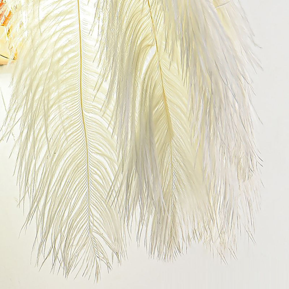 O'Moore Wall Lamp Feather Detail - Close-up