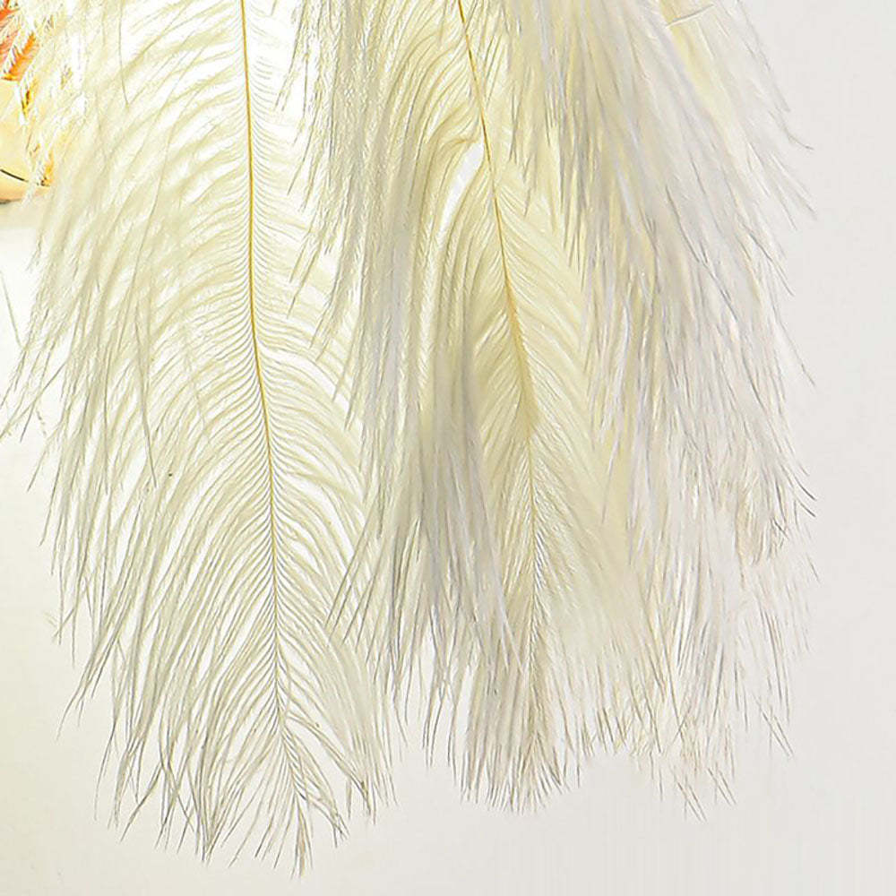 O'Moore Wall Lamp Feather Detail - Close-up