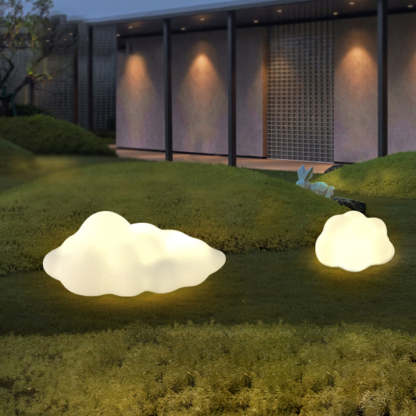 Cloud Lights: Minori outdoor rechargeable light in garden