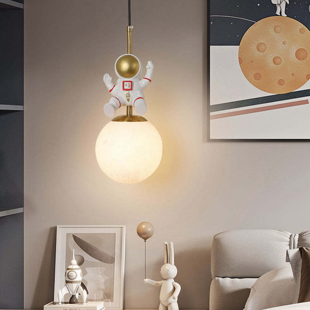 Minori pendant light with astronaut, kid's room lighting Minori Pendant Light, 2 Style