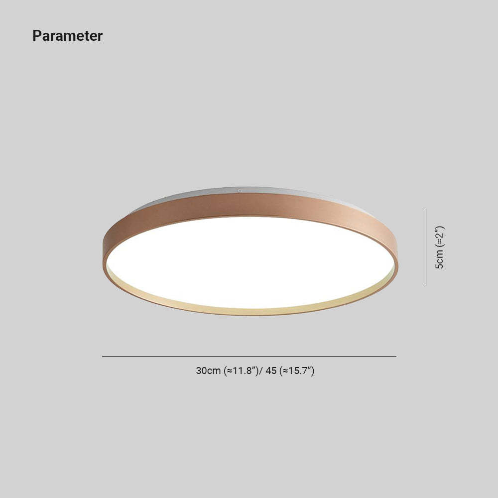 Quinn Round Ceiling Light Dimensions