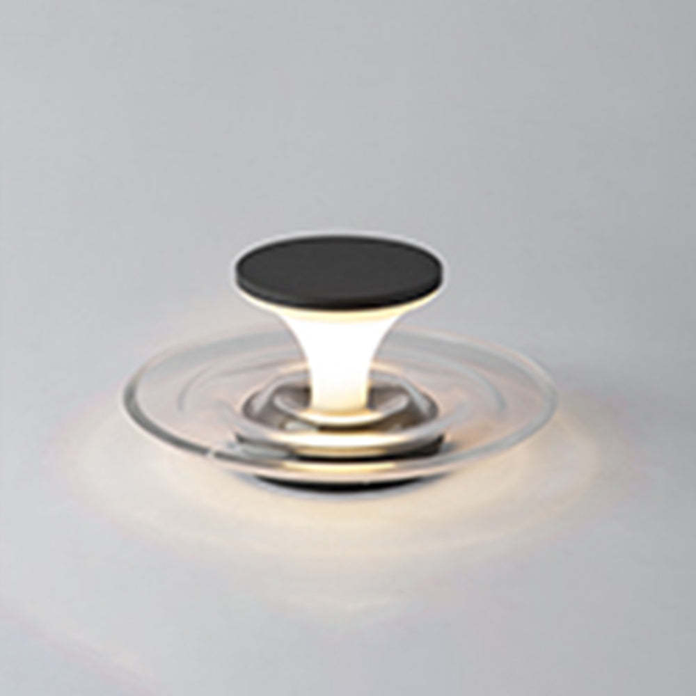 Orr Modern Outdoor Ground Lamp - Transparent Design