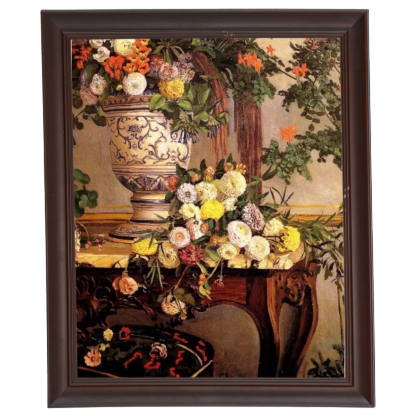 Flowers by Frederic Bazille - Floral Oil Painting Reproduction