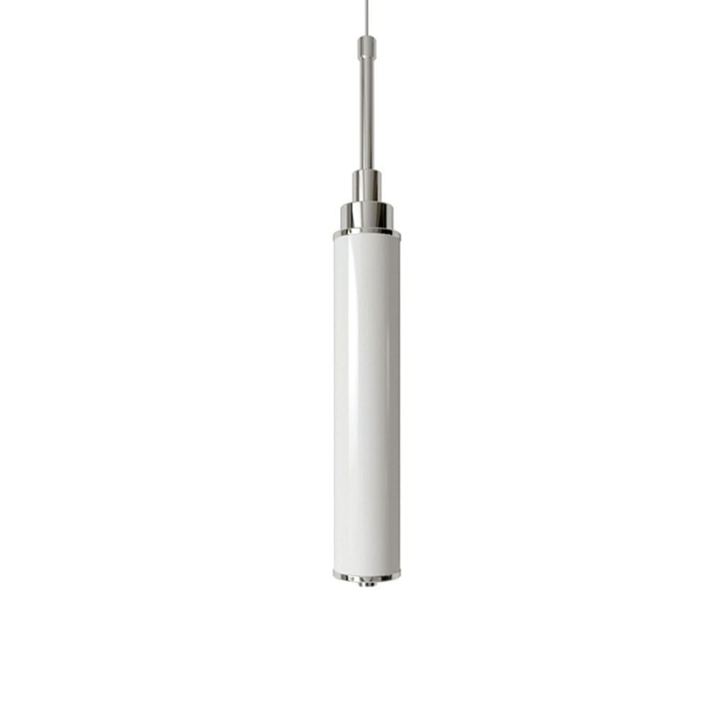 White Cylindrical Pendant Light - Hailie Collection