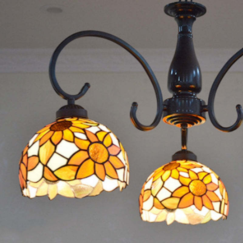 Eryn Modern LED Chandelier with Sunflower Design, Indoor Lighting