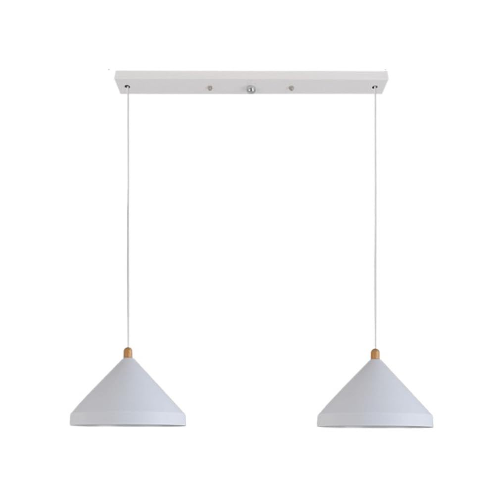 White Hailie pendant lights - bedroom or dining room