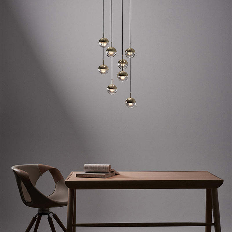 Valentina Modern Pendant Light over wooden desk