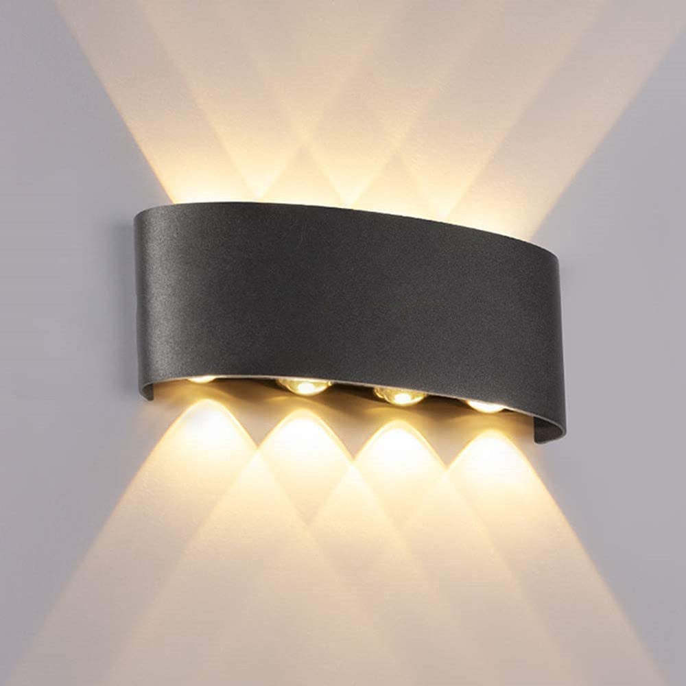 Orr Modern Simple Metal Fixtures Up And Down LED Light Wall Lamp