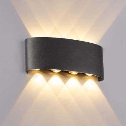Orr Modern Simple Metal  Fixtures Up And Down LED Light Wall Lamp