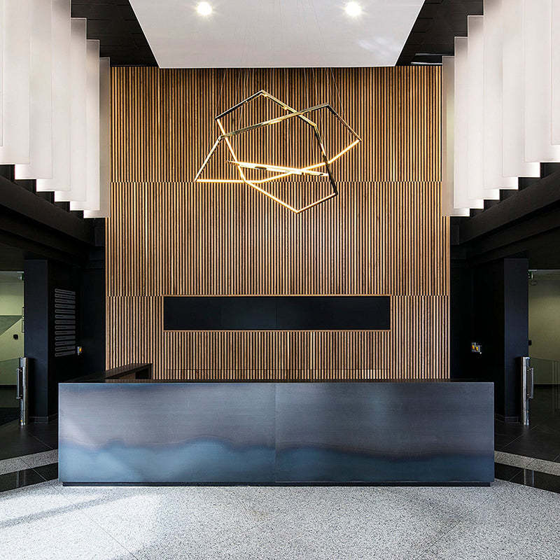 Modern interior with Edge minimalist pendant light