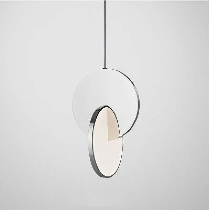 Welsh pendant light, contemporary metal disc design