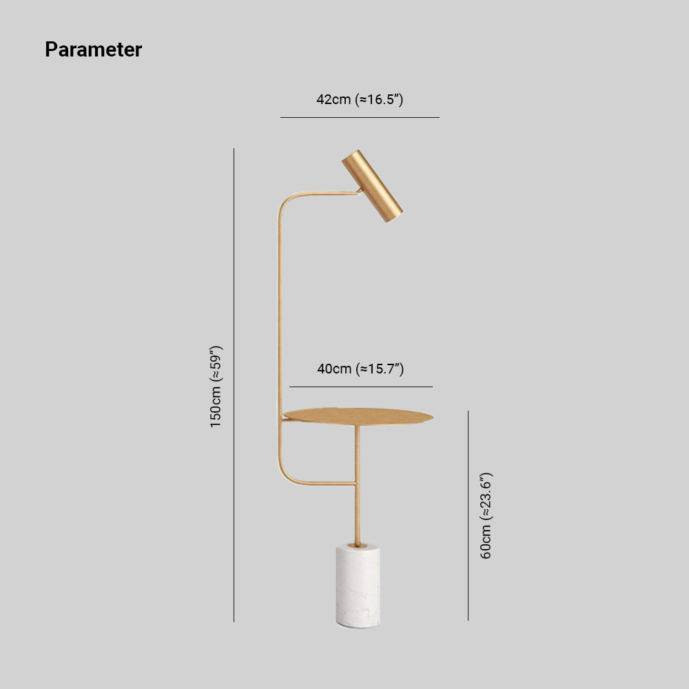Salgado Floor Lamp Dimensions, Modern Lighting Fixture