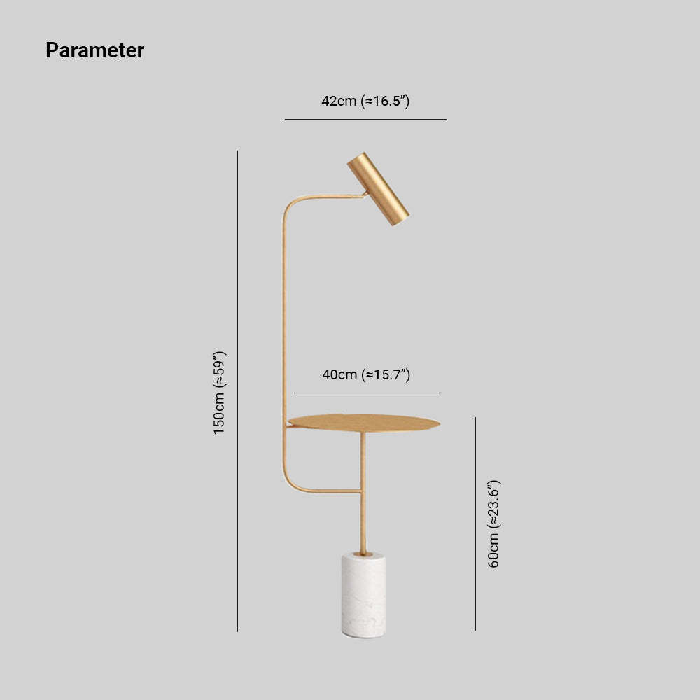 Salgado Floor Lamp Dimensions, Modern Lighting Fixture