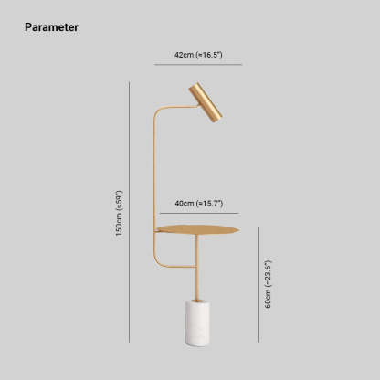 Salgado Floor Lamp Dimensions, Modern Lighting Fixture