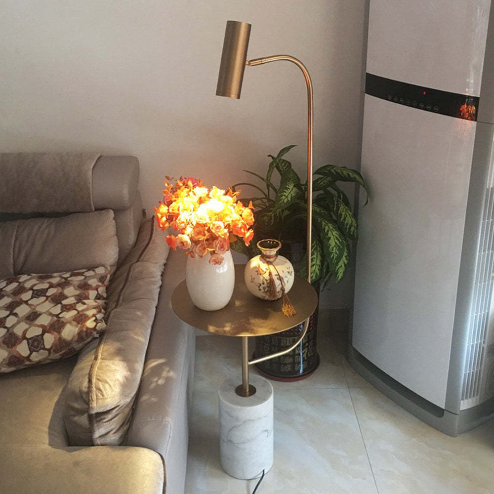 Salgado Floor Lamp with Table, living room decor