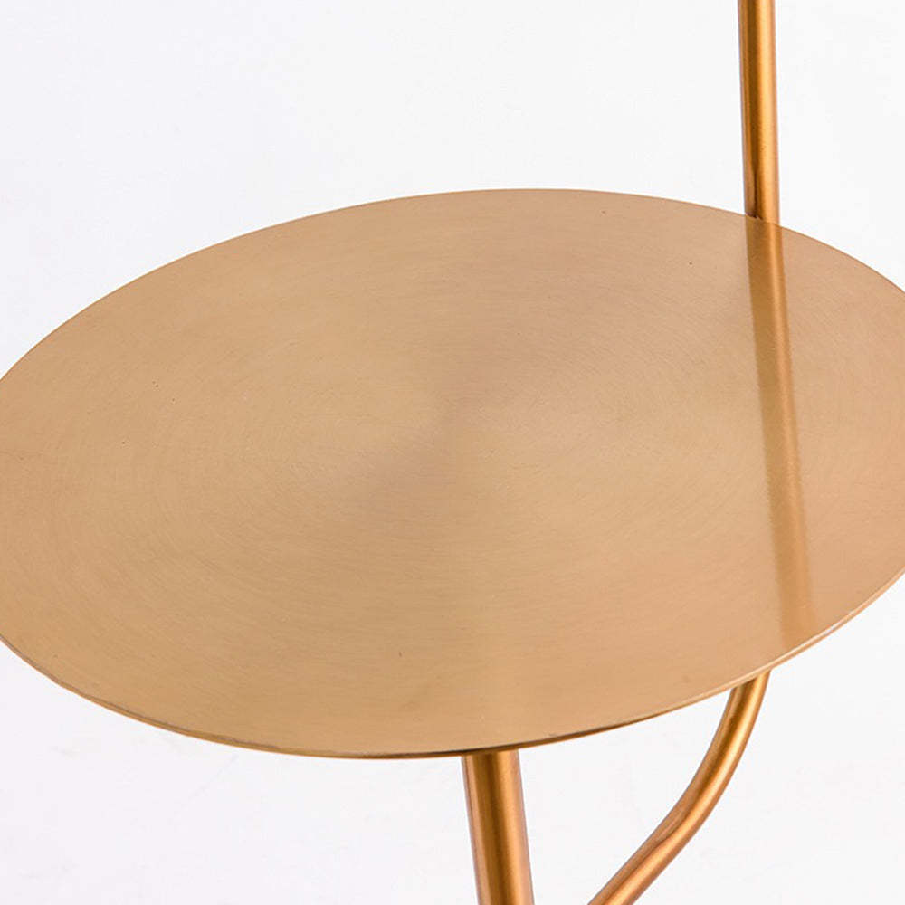 Salgado floor lamp detail, metallic table