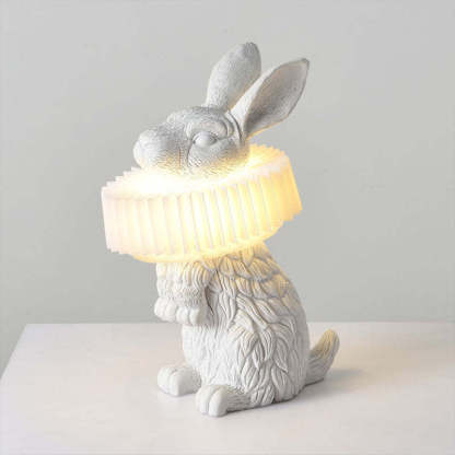 Alice Decorative Modern Rabbit Table Lamp Resin Bedroom