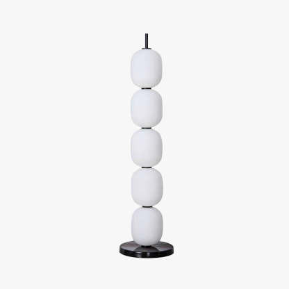 Valentina Modern Glass Floor Lamp in Living Room