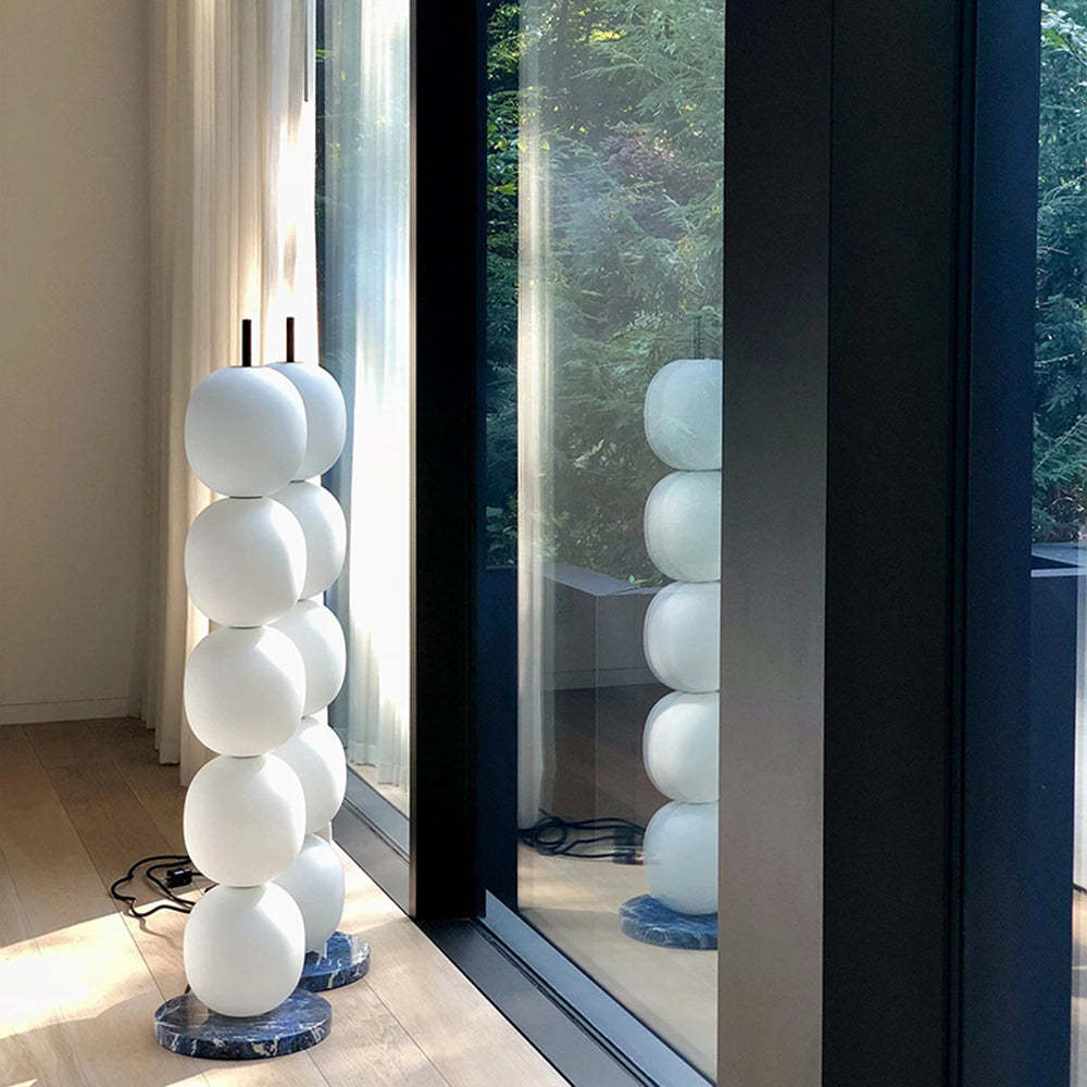Modern Glass Floor Lamp Valentina - Lassola Lighting