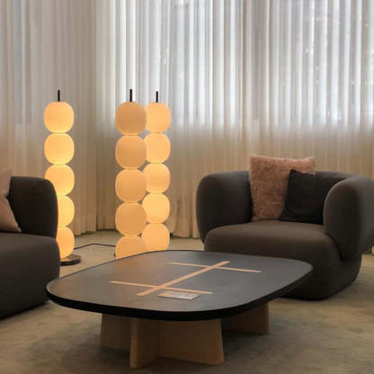Valentina Modern Floor Lamps in a Living Room Setting