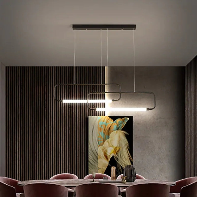 Modern Bouvet Pendant Light over Dining Table