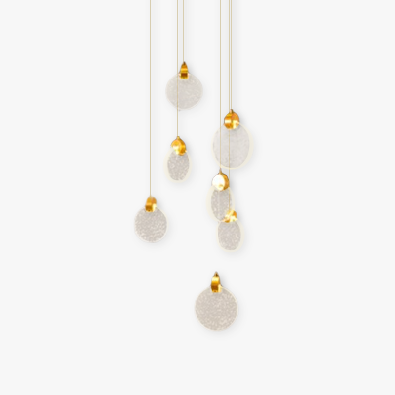 Kristy Chandelier - Round metal crystal chandelier