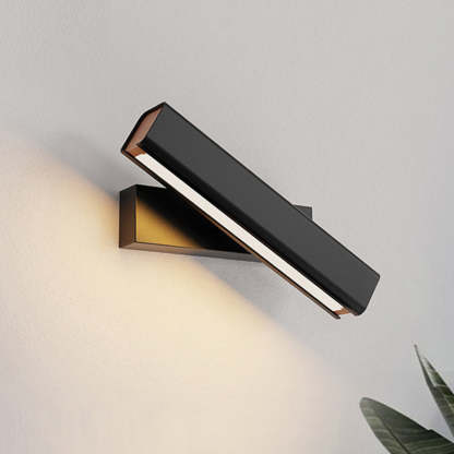 Modern black Aqsa rotatable wall lamp for living room lighting