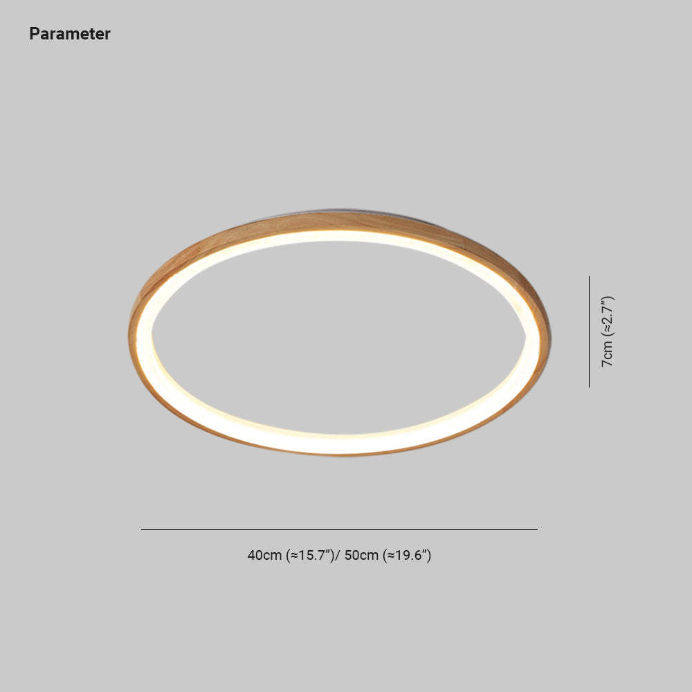 Ozawa Flush Mount Ceiling Light Dimensions