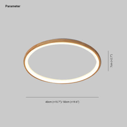 Ozawa Flush Mount Ceiling Light Dimensions
