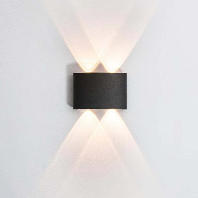 Black metal Orr outdoor wall lamp lighting