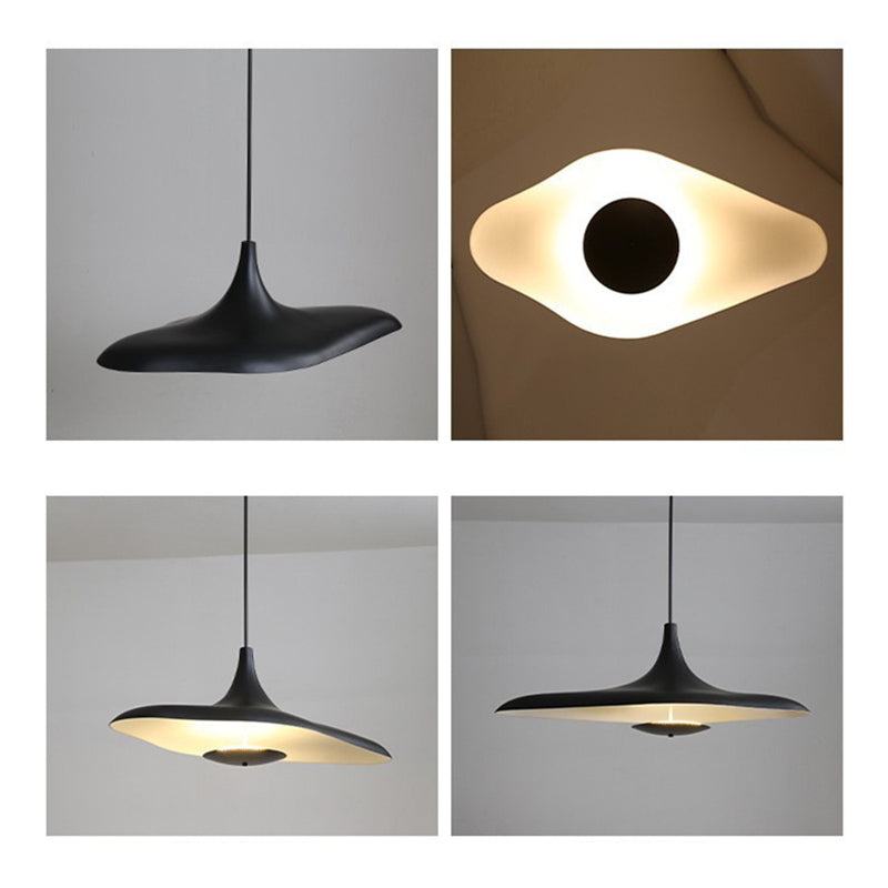 Carins Black Resin Pendant Light - Multiple Views