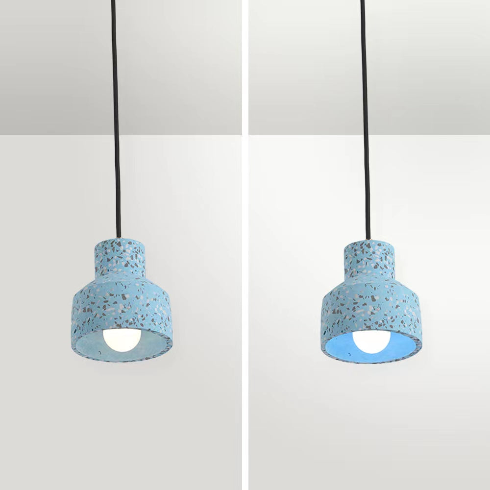Blue Terrazzo Morandi Pendant Light, modern design