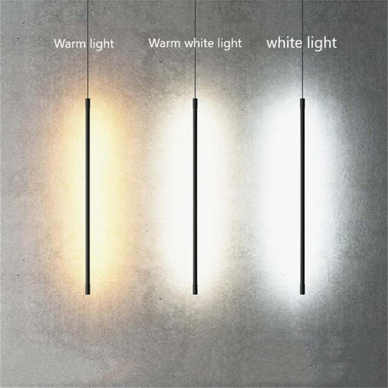 Edge pendant light: warm, warm white, & white light options