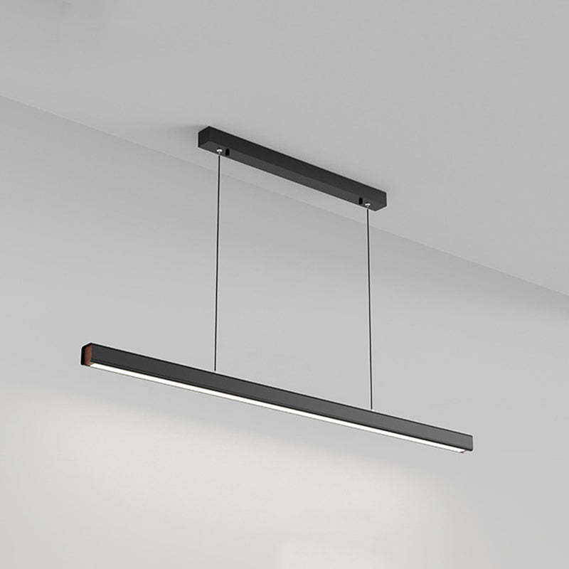 Black Edge Linear LED Pendant Light - Las Sola