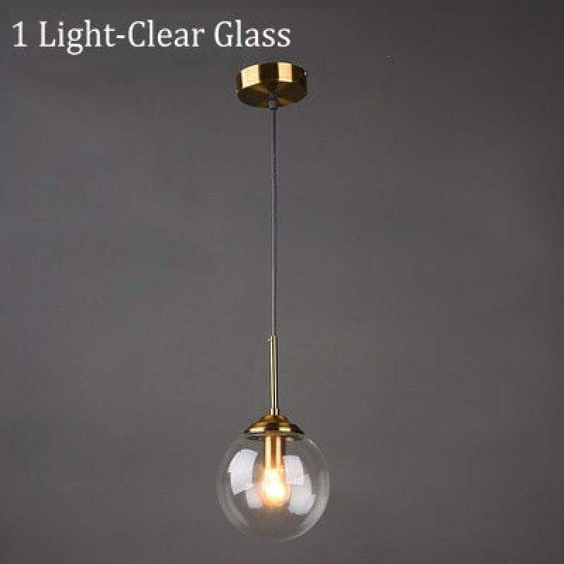 Valentina clear glass pendant light