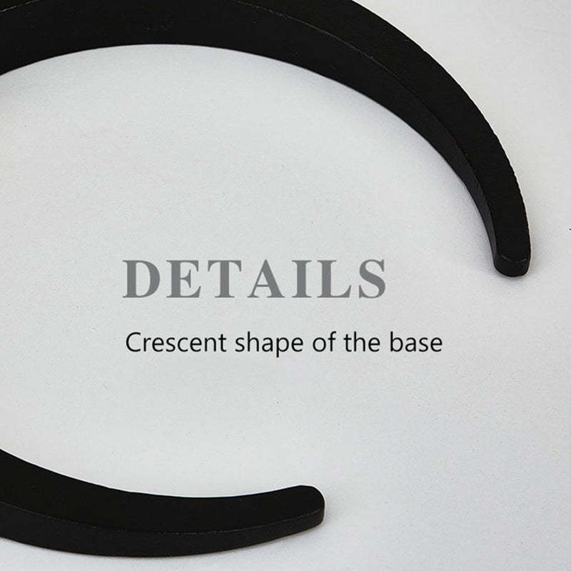 Ozawa floor lamp base - crescent shape detail Ozawa Unique LED Floor Lamp Wood/Metal Bedroom/Living Room