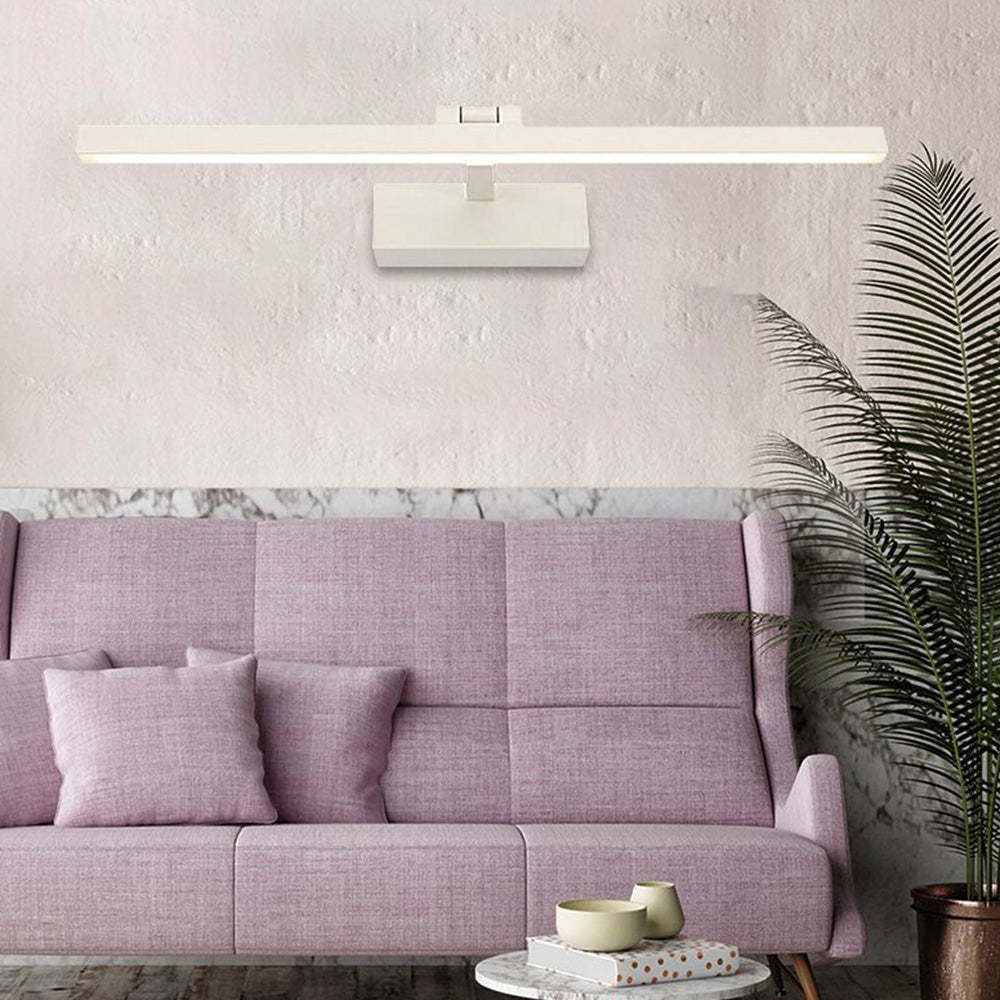 Leigh Modern Metal Wall Lamp above sofa. Artistic Lighting.
