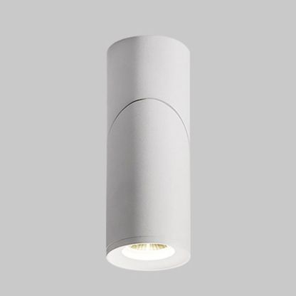 Vovak LED Flush Mount Spotlight - White, close-up