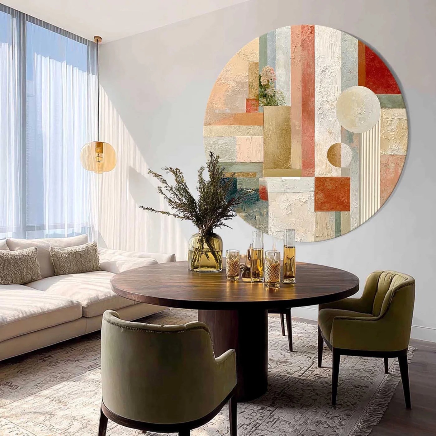 Round Wall Art #MS286