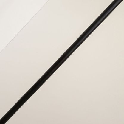 Eryn black metal floor lamp pole detail