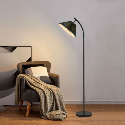 Ozawa Modern Arc Floor Lamp in a living room
