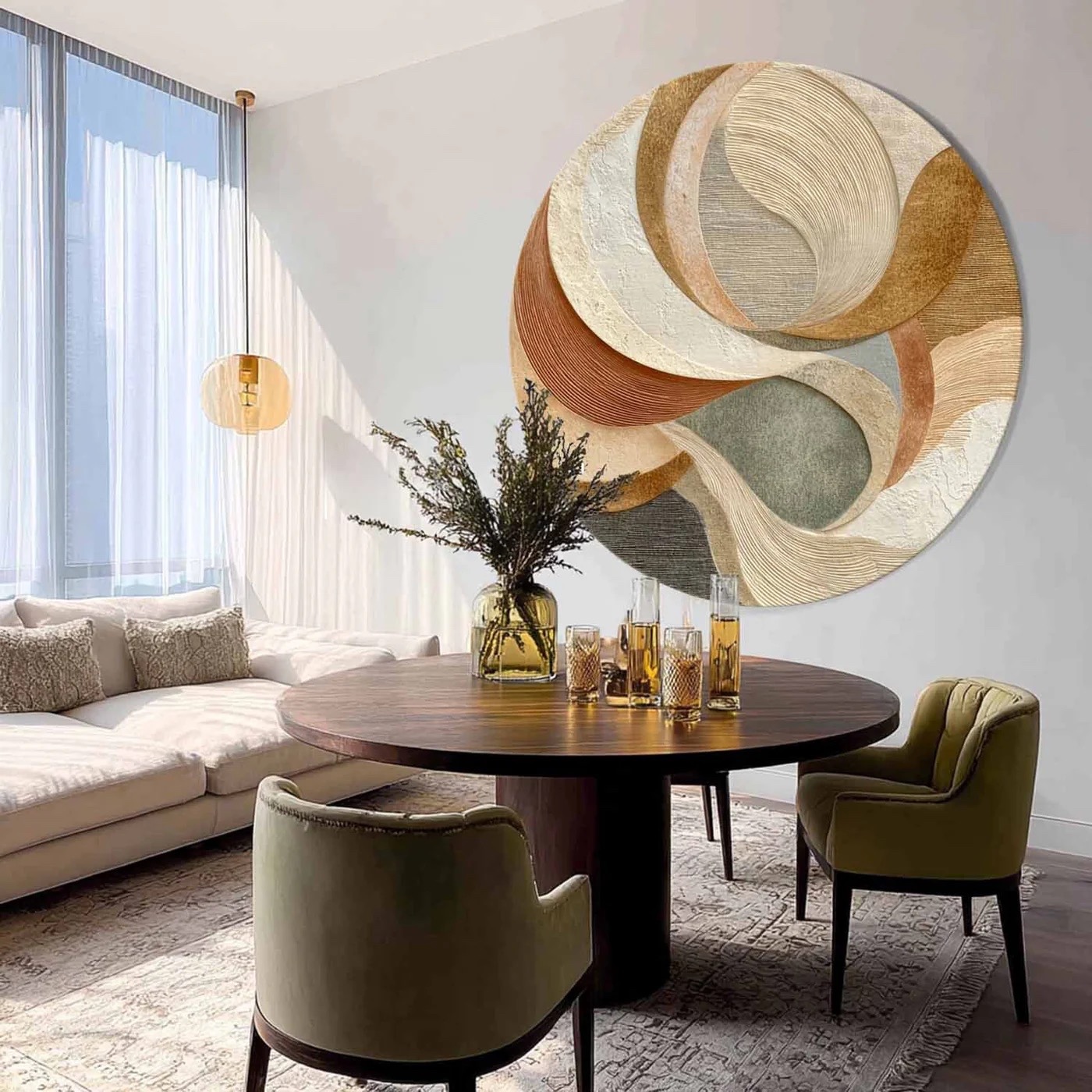Round Wall Art #MS288